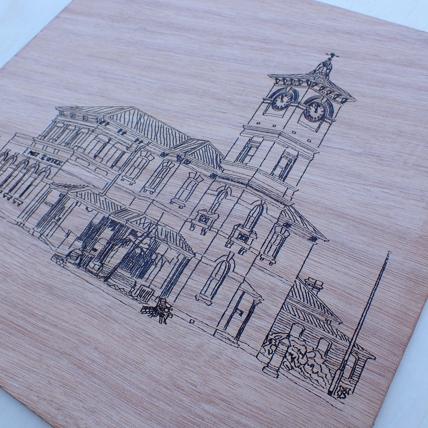 Sketch of a Post Office on 4mm Ply - Burning Man Designs